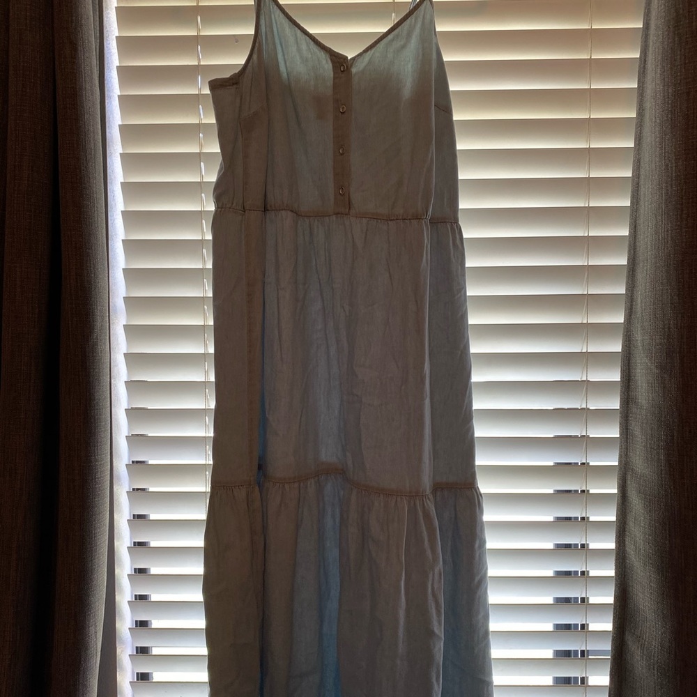 Jean maxi dress
